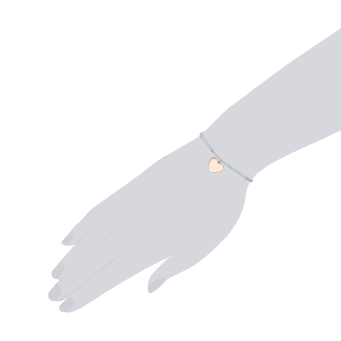 Armband Sterling Silber bicolor