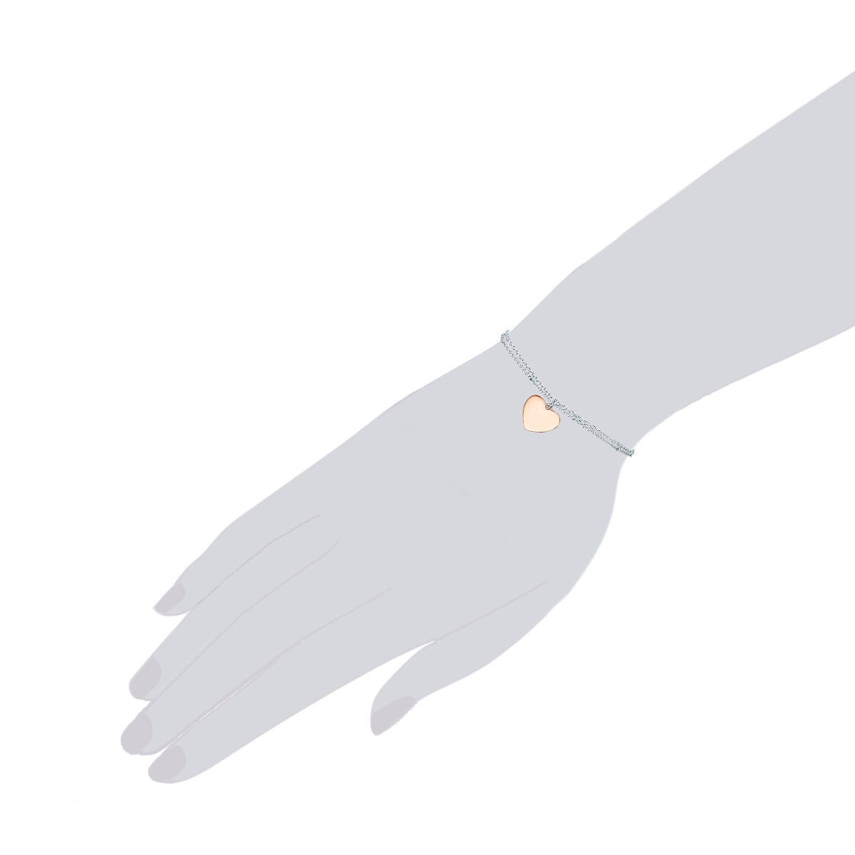 Armband Sterling Silber bicolor
