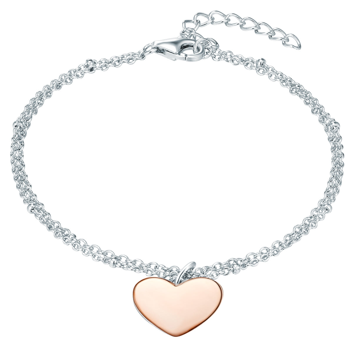 Armband Sterling Silber bicolor