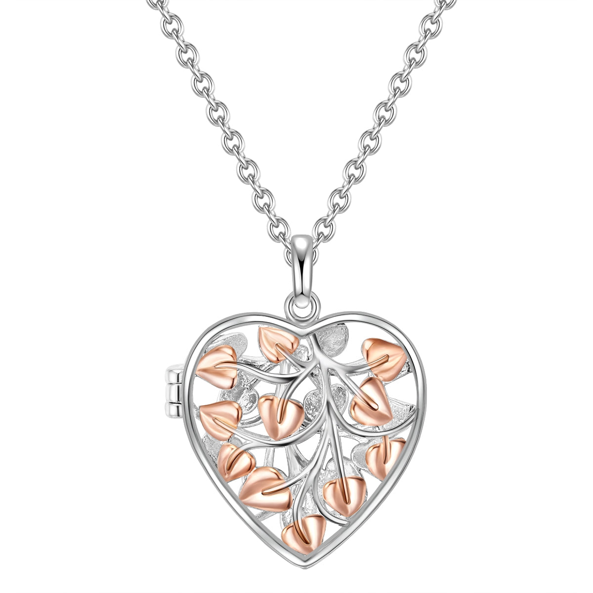 Kette mit Anhänger Sterling Silber bicolor