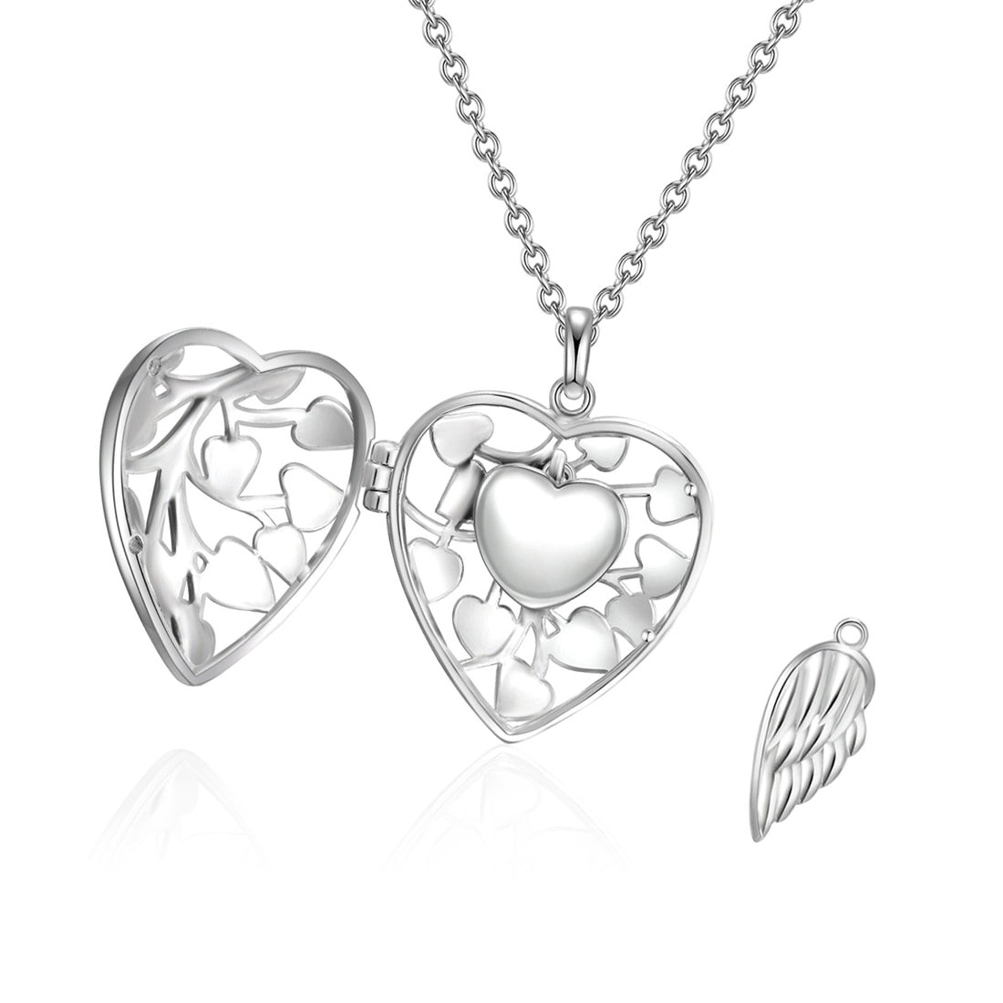 Kette mit Anhänger Sterling Silber bicolor