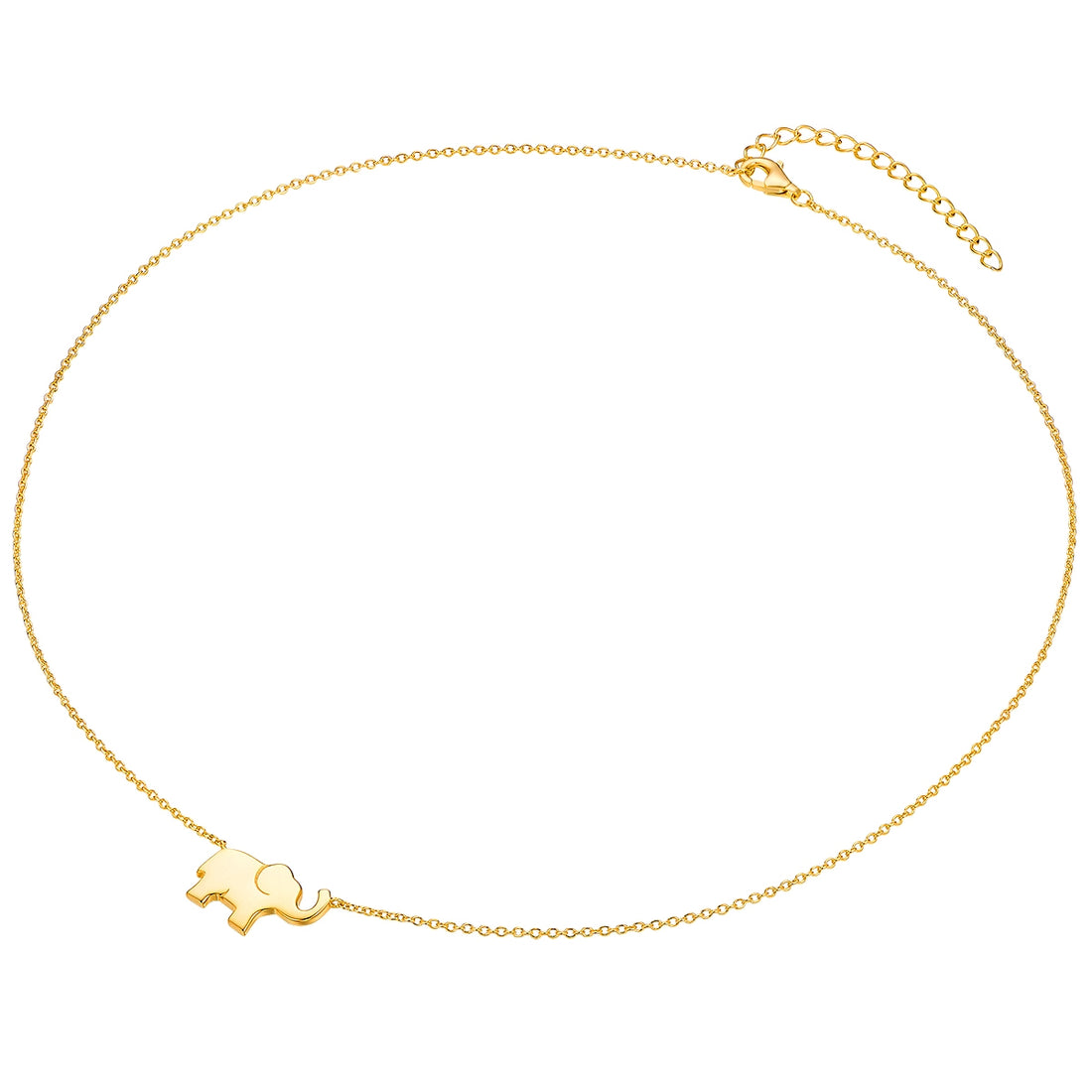 Kette mit Anhänger Sterling Silber gelbgold