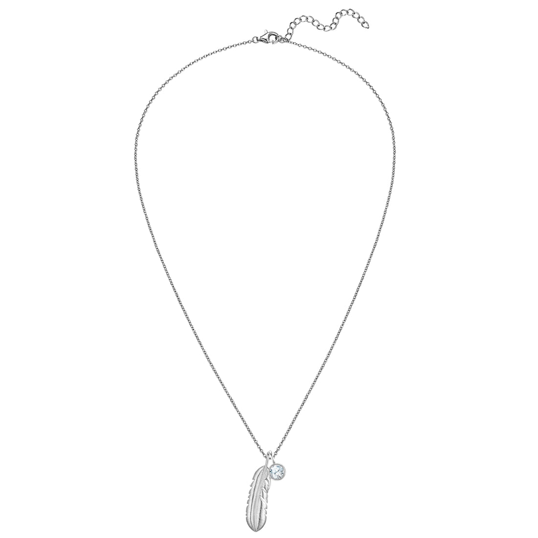Kette mit Anhänger Sterling Silber Zirkonia weiß