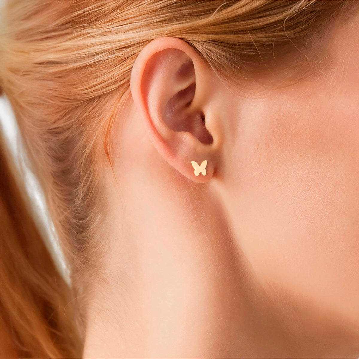 Ohrstecker Sterling Silber gelbgold